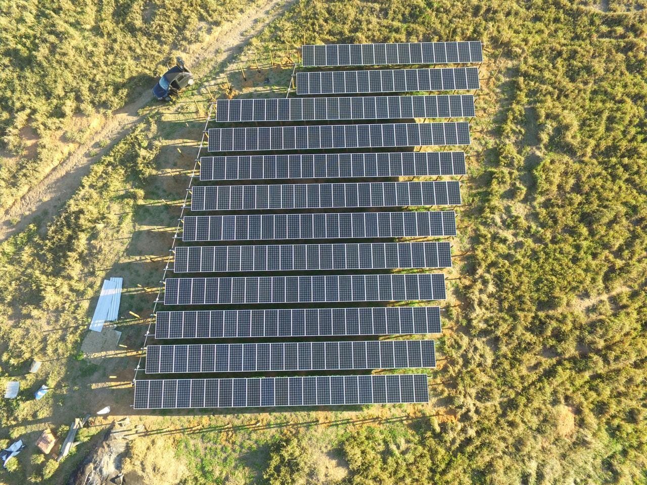 Commercial solar installation in Texas